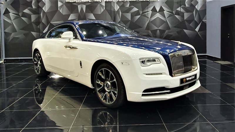 Rolls-Royce Wraith - Blue Gloss Stripe