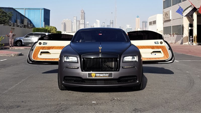 Rolls-Royce Wraith - Grey Matt wrap - img 1 small