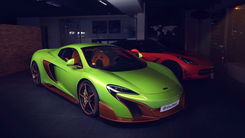 McLaren 675LT - Green Gloss wrap