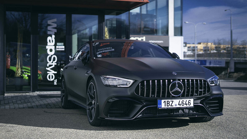 Mercedes GT63s - Silky Black wrap