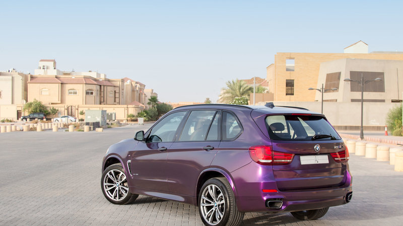 BMW X5 - Purple Gloss wrap - img 1 small