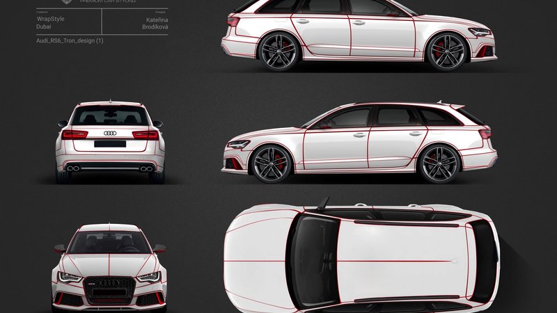 Audi RS6 - Tron design