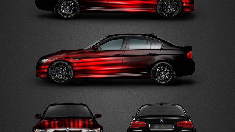 BMW M3 - Red Fade design