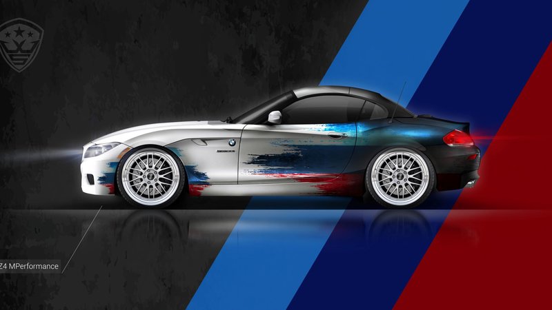 BMW Z4 - Stripes design