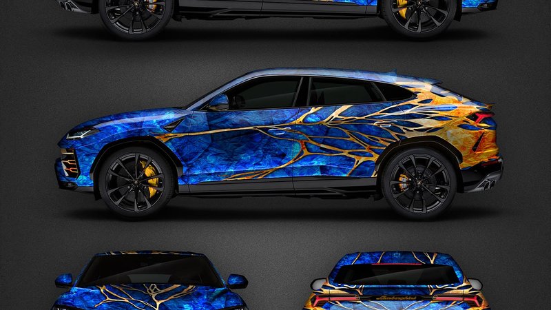 Lamborghini Urus - Liquid Gold design