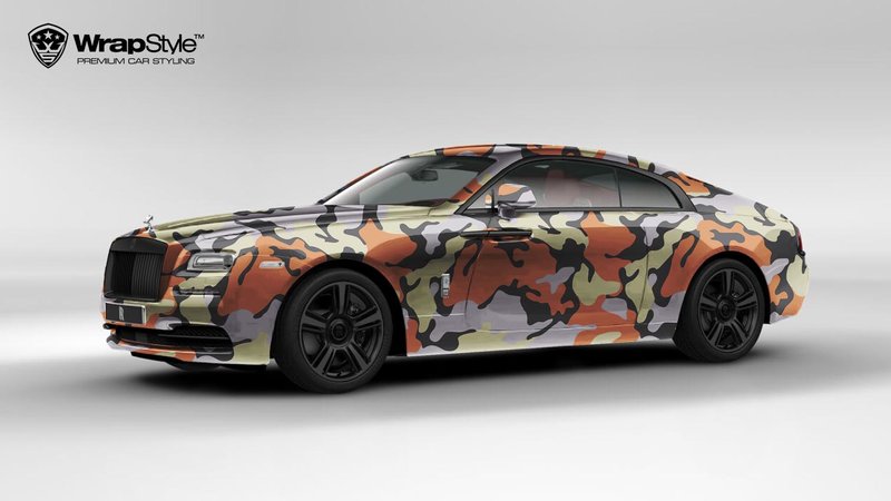 Rolls-Royce Wraith - Camo design