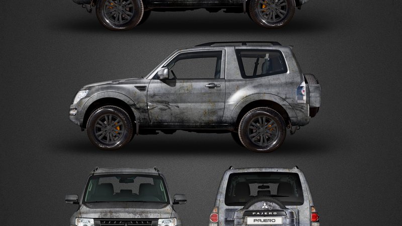 Mitsubishi Pajero - Rusty design