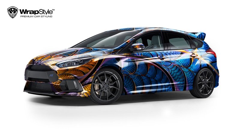 Ford Focus RS - Psychedelic design