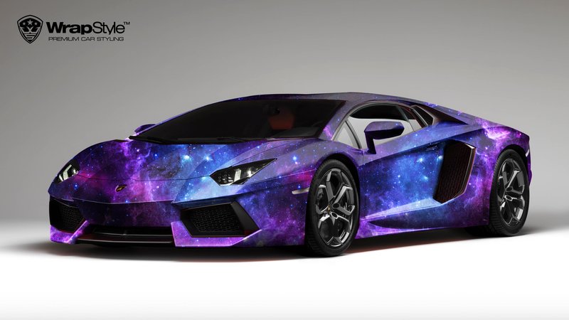 Lamborghini Aventador - Galaxy design