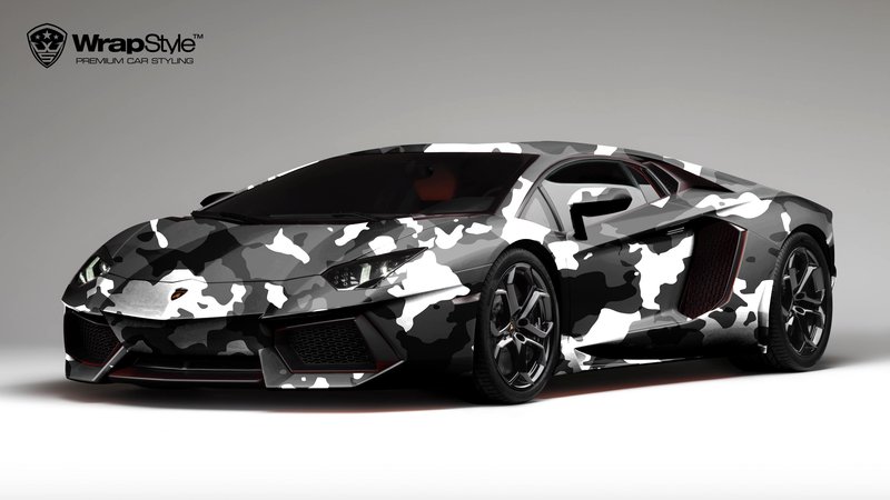 Lamborghini Aventador - Camouflage design