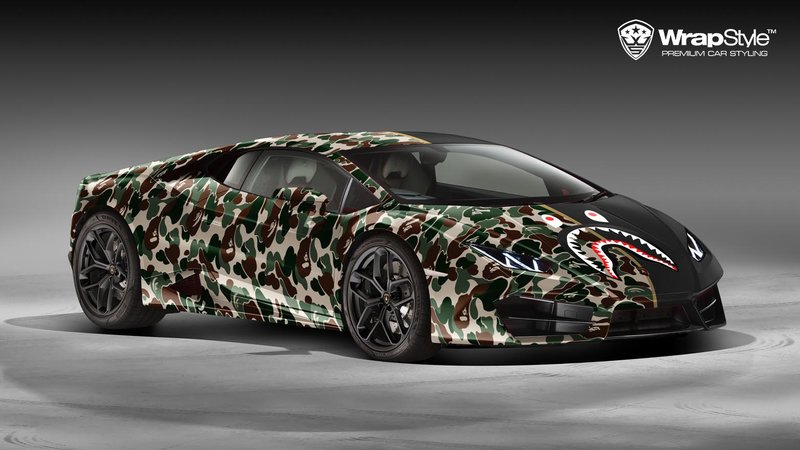 Lamborghini Huracan - Ape Camouflage design