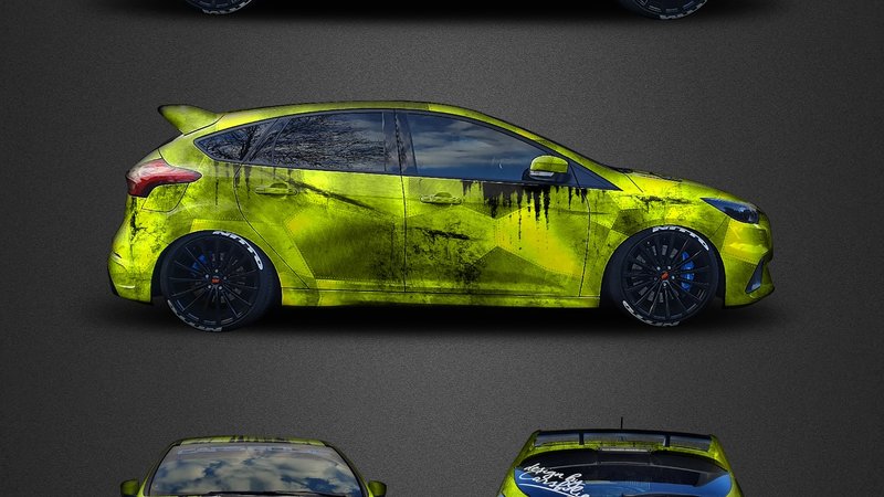 Ford Focus - Steel yellow design