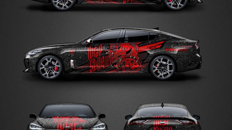 Kia Stinger - Dragon design