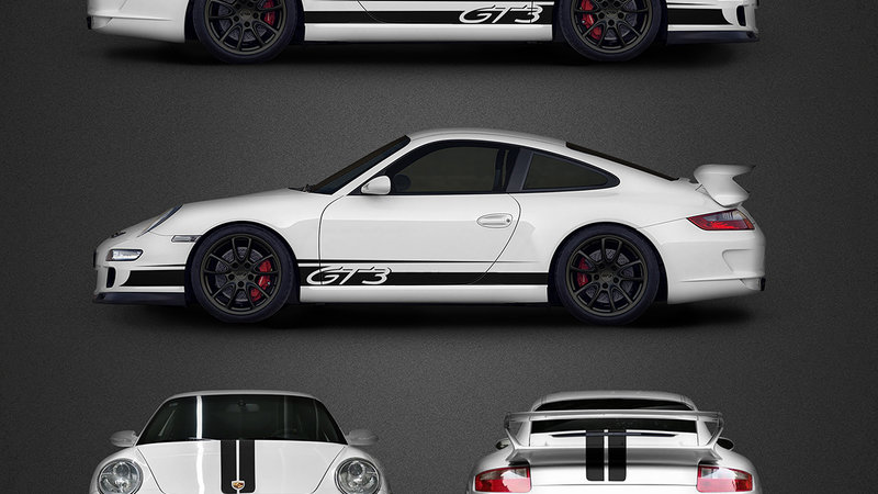 Porsche 911 GT3 - Stripes Decals design