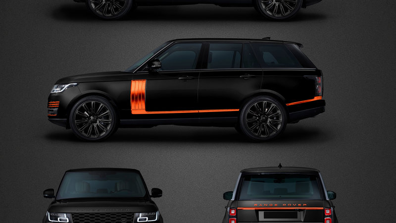 Range Rover -  Orange Chrome Design