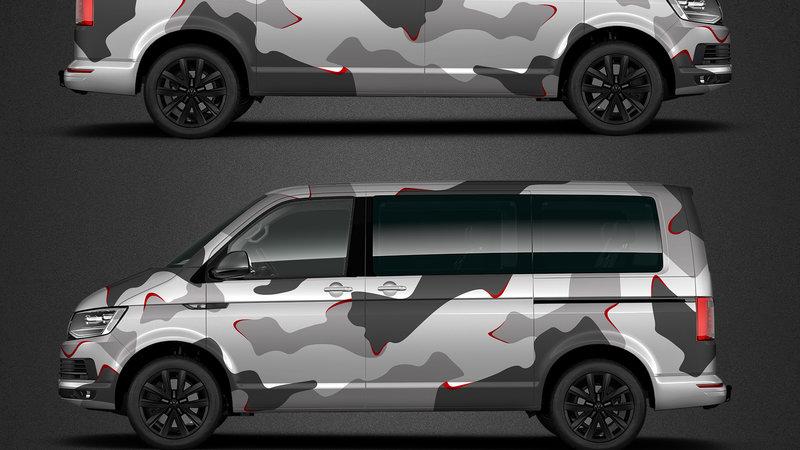 Volkswagen T5Multivan - Camouflage design