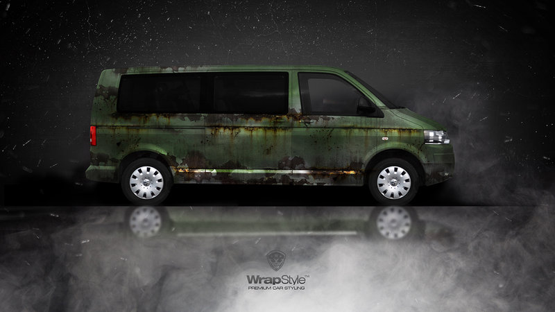 Volkswagen transporter - Rusty Green design