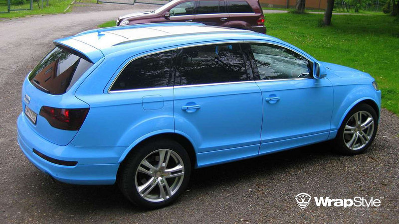 Audi Q7 - Sky Blue wrap - img 2 small