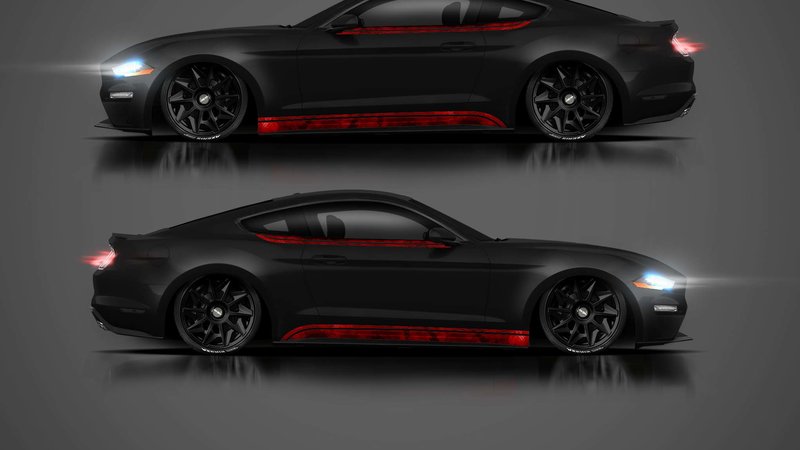 Ford Mustang GT 2020 - Snake Stripes design