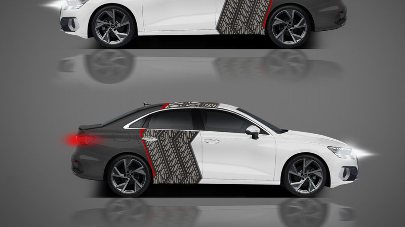 Audi A3 - Grey Pattern Design - img 1 small