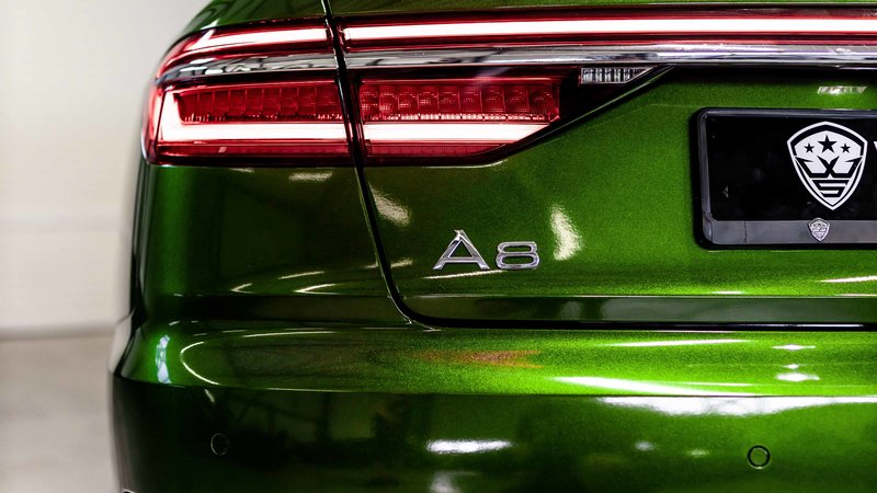 Audi A8 - Green Metallic Wrap - img 8 small