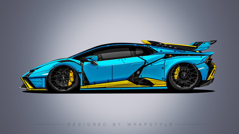 Lamborghini Huracán STO - Design inspired by Lego