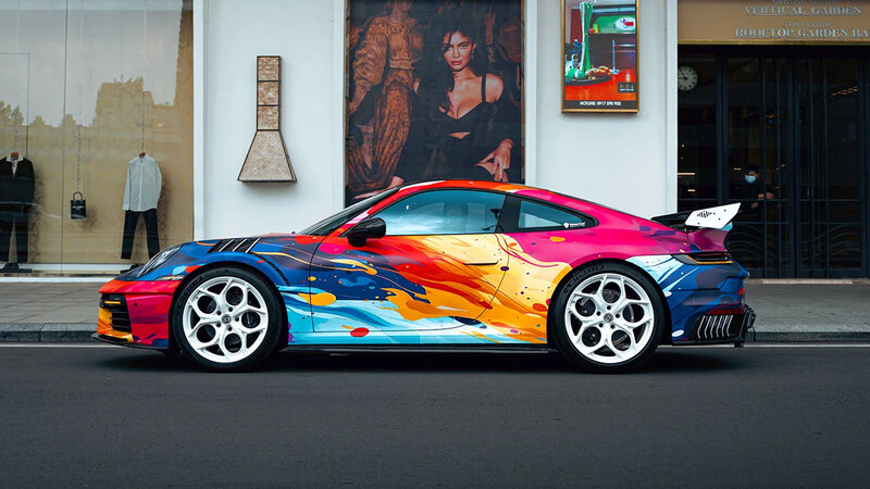 Porsche 911 Carrera - Splash Wrap