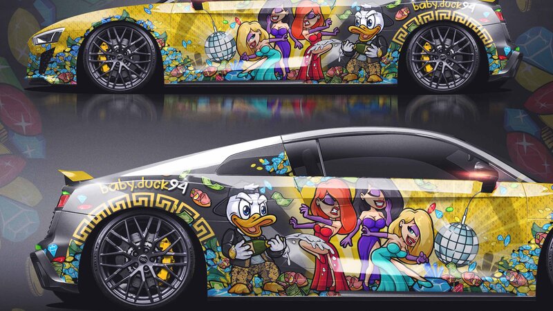 Audi R8 - Baby McDuck Party Design - img 3 small