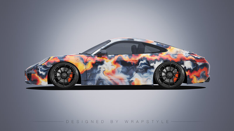 Porsche 911 Carrera - Eruption Flow Design