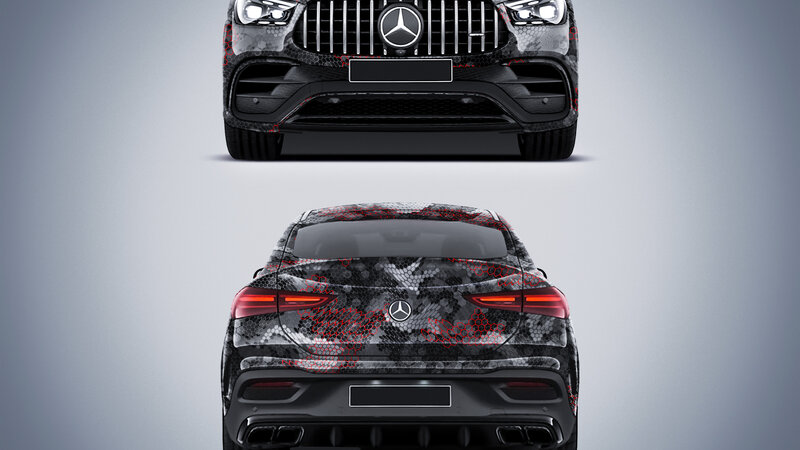 Mercedes GLE AMG 63 - Snake Skin Design - img 2 small