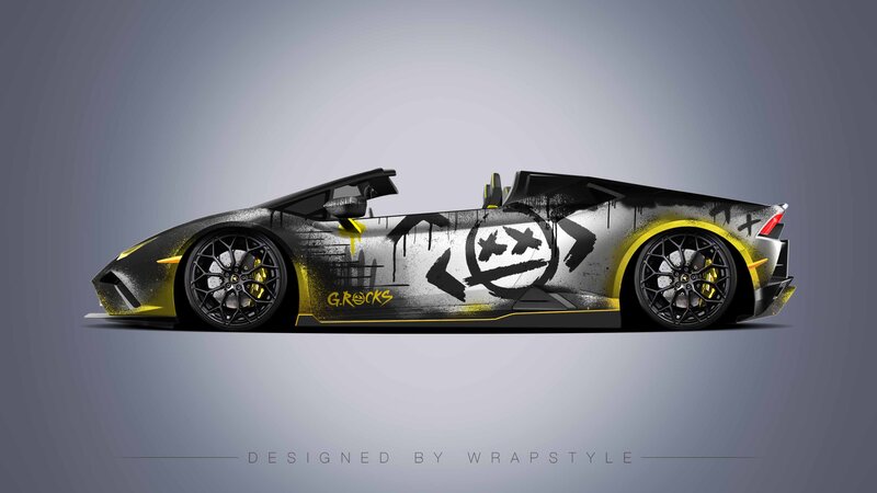 Lamborghini Huracan Evo Spyder - Street Art Design