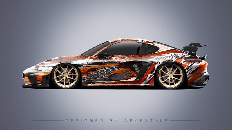 Porsche Cayman - Stormburst Design