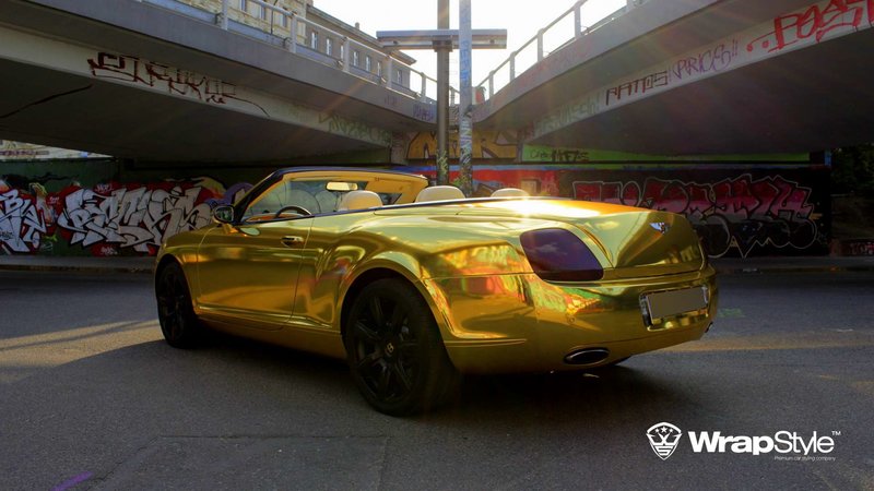 Bentley Continental - Gold Chrome wrap - img 3 small