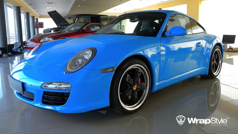 Porsche 911 - Blue Gloss wrap - img 3 small