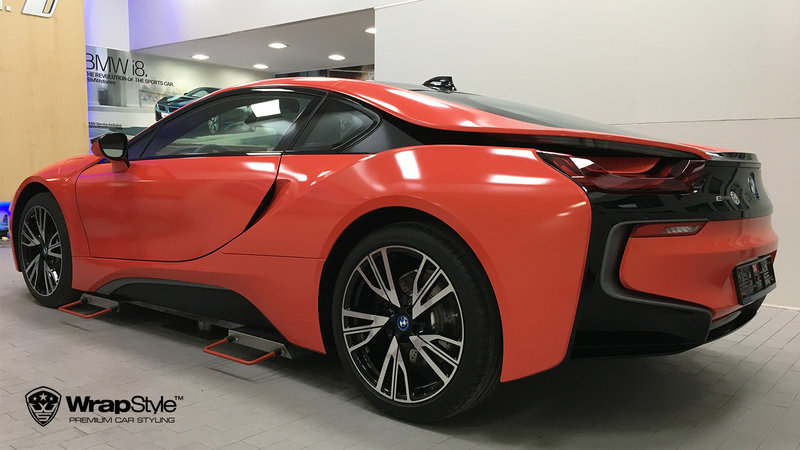 BMW i8 - Red Gloss wrap - img 2 small