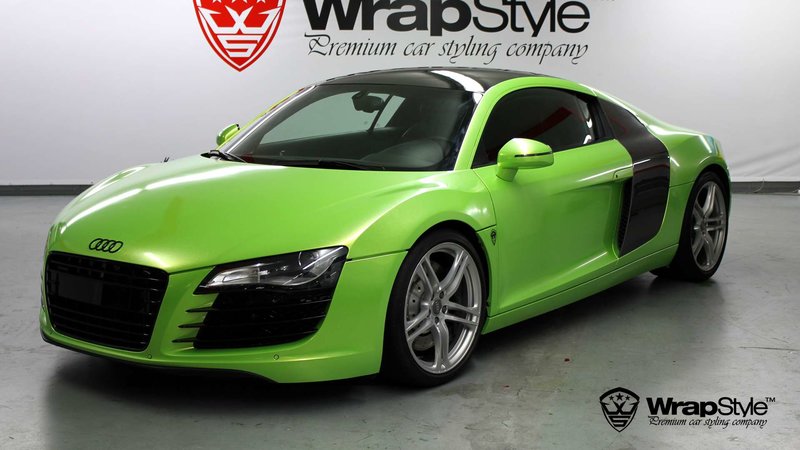 Audi R8 - Toxic Green wrap - img 2 small